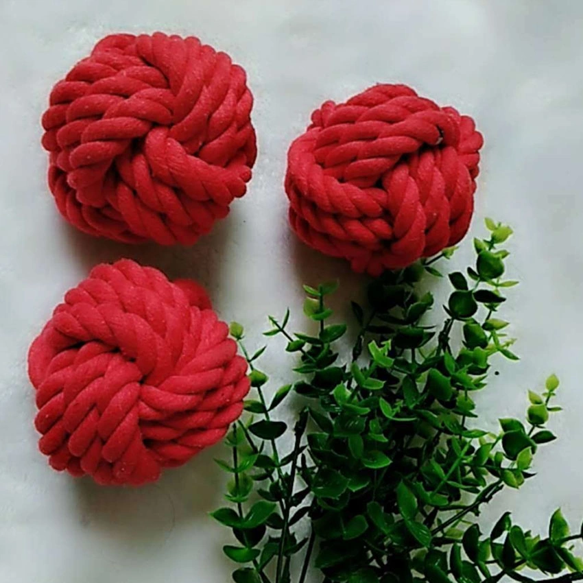 Cheap Price Pet Accessories Toy Cotton Rope Ball for Dog and Cat