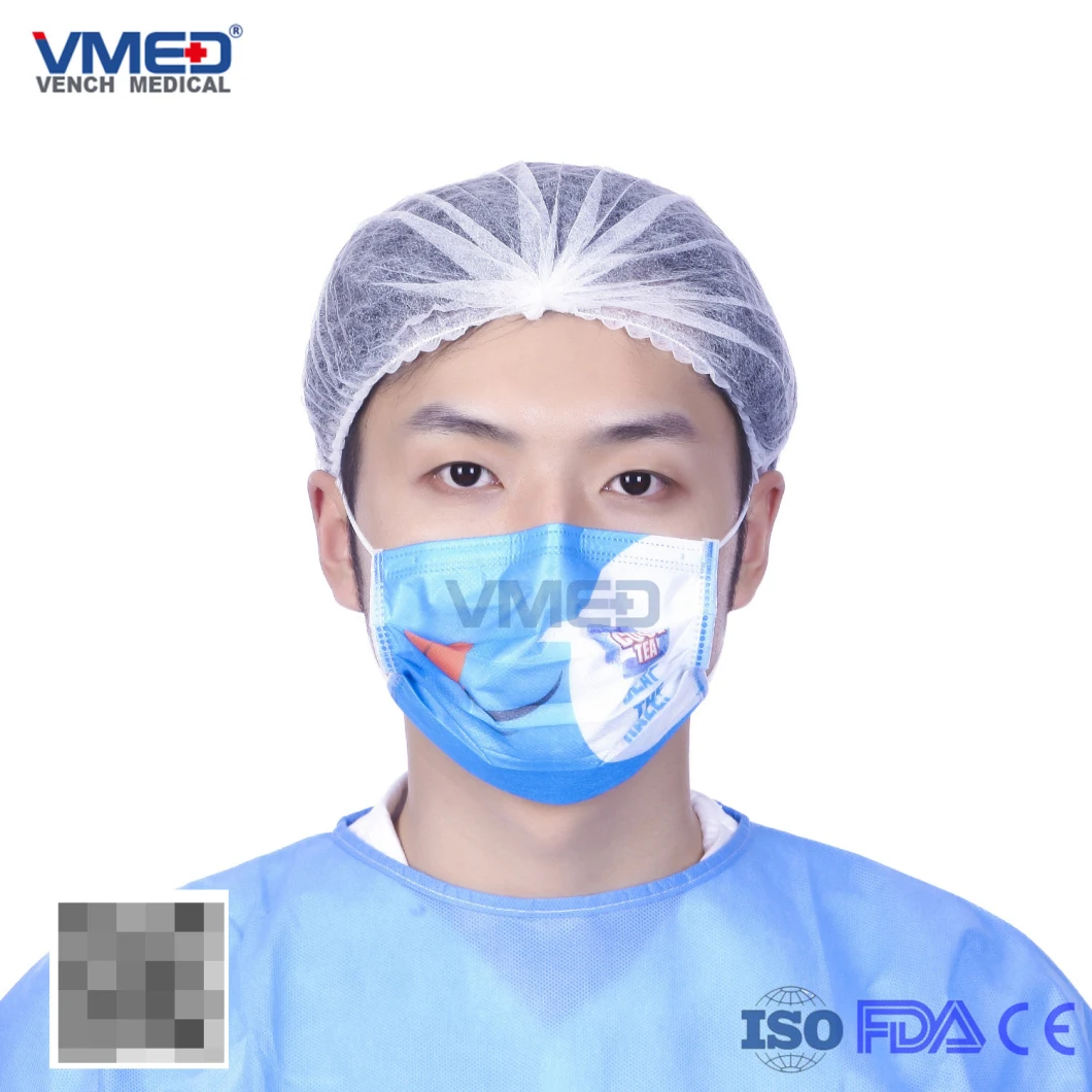 Protective Surgical Medical Face Mask, Doctor′s Mask, Surgical Mask, Bfe95mask, Bfe99mask, 3-Ply Face Mask with Earloop, Medical Mask