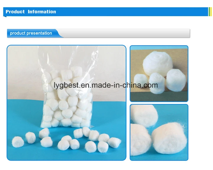 Absorbent Medicals Disposable Medical Supply Products Cotton Balls