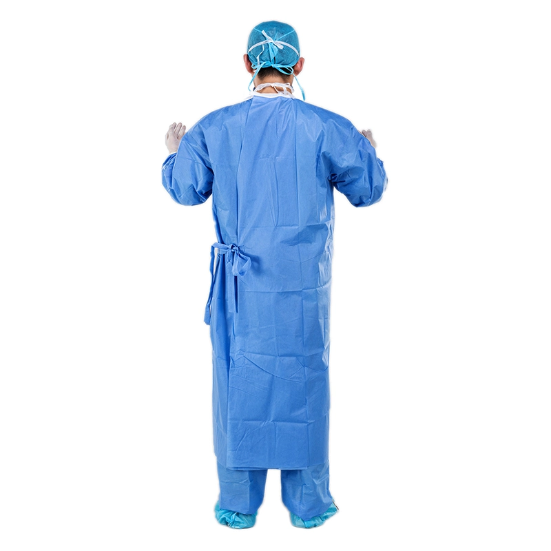 High Quality Reinforced Surgical Gown Comfortable to Wear Ethylene Oxide Sterilized CE