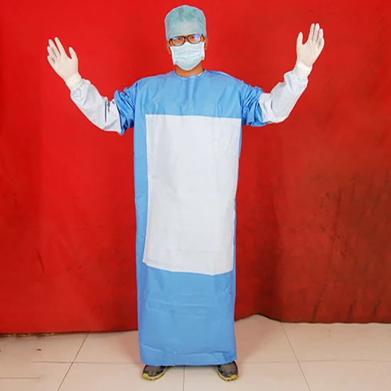医師や看護師向けの不織布医療用手術衣メーカーは、標準的な滅菌使い捨て病院用ガウンを提供しています